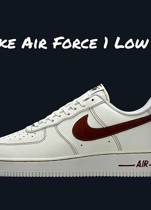Nike air force 1 low w white brown