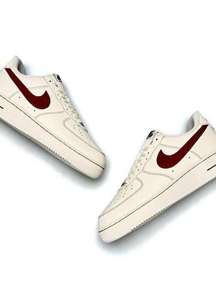 Nike air force 1 low w white brown