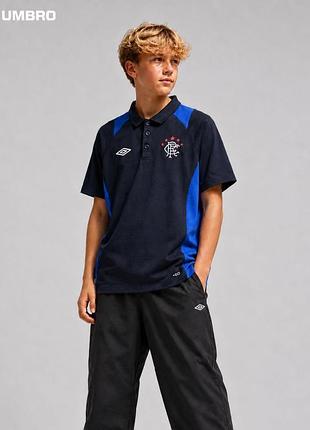 Футболка спортивная поло хлопковая umbro