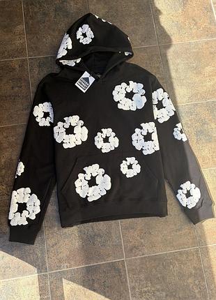 Худі denim tears cotton wreath black з dover street market