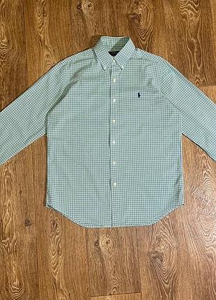 Класична чоловіча сорочка polo ralph lauren button-down shirt 100% cotton