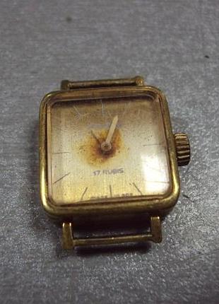 Женские наручные часы glashutte 17 rubis gub boden edelstahl plaque гдр позолота №10968