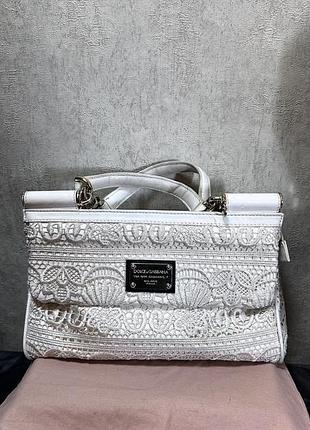 Dolce gabbana 🔥🔥сумка кожа кружево