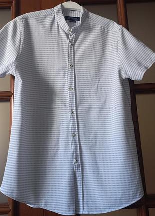 Батнік  сопочка чоловіча zara  man   slim fit  50 poзмір  100% бавовна
тканина трикотаж як на поло