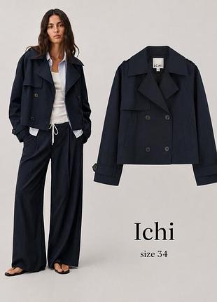 Укороченный тренч жакет ichi iheparza p 34/36