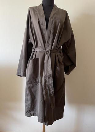 Жіночий домашній халат з котону l/xl італія