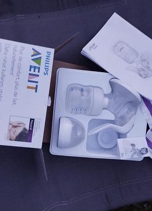 Новый механический молокоотсос philips avent