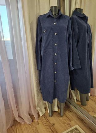 Мікровельветове плаття 👗 сорочка