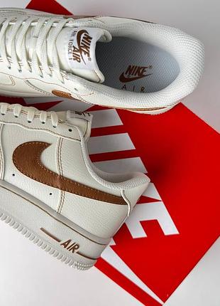 Nike air force 1 low w white brown