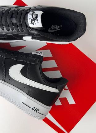 Nike air force 1 low w black on white