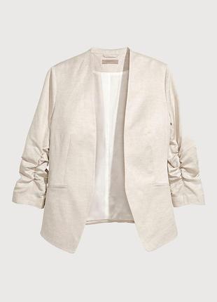 Лляний піджак  h&m