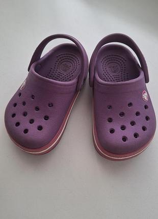 Детские босоножки фирмы crocs, размер 4,5