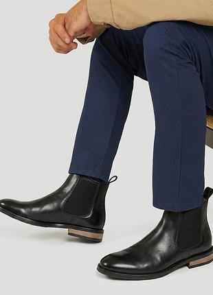 Чоловічі шкіряні черевики челсі marks &amp; spencer (uk 10 / 44 розмір)