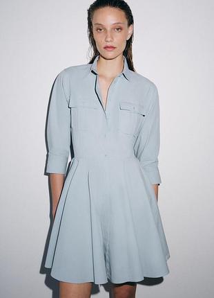 Плісована сукня zara - s, m, l
