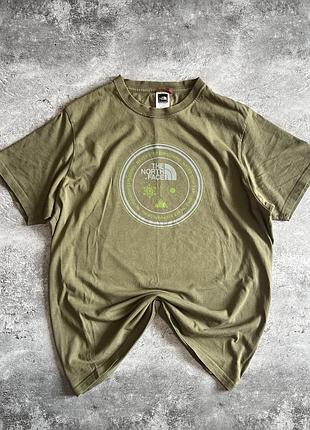 Футболка the north face хакі l