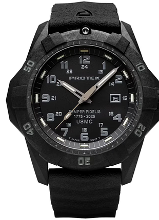 Мужские часы protek pt1011sf usmc 250th birthday edition черный 1011sf