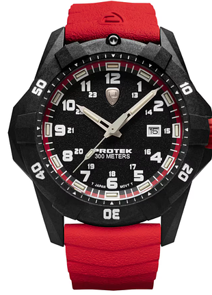 Мужские часы protek pt1002r красный 1002r