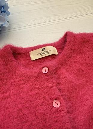 Кофтинка для дівчинки рожева h&m 2