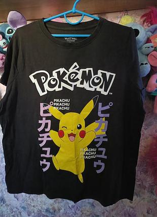 Pokemon покемон пикачу футболка индия дисней шикарная унисекс