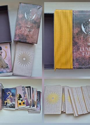 Эксклюзивная инди-колода таро люмьер / the lumiere tarot, золотой срез
