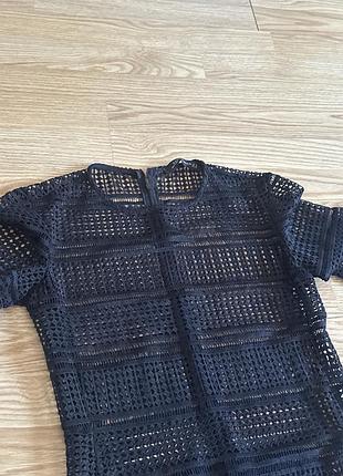 Сукня zara прозора чорна