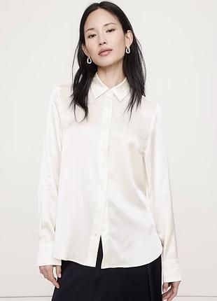 Шовкова сорочка banana republic розмір xs