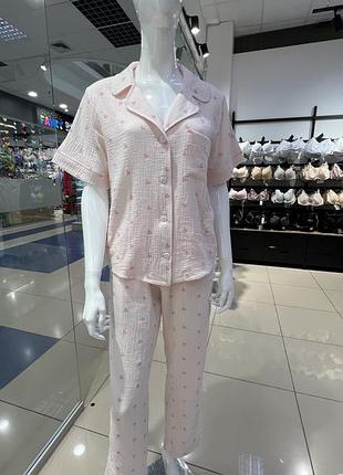 Піжама  муслінова, s-xl