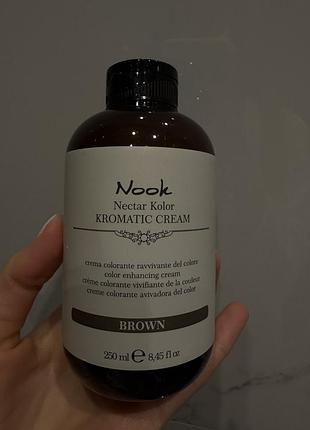 Тонуюча маска nook kromatic cream brown, 250 мл