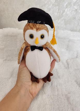 Коллекционная мягкая игрушка сова wisest the owl