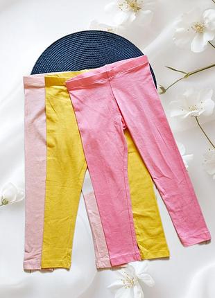 Нові лосіни для дівчинки 98-104см, німеччина, 3-4роки, стильні легінси для дівчинки, бавовна