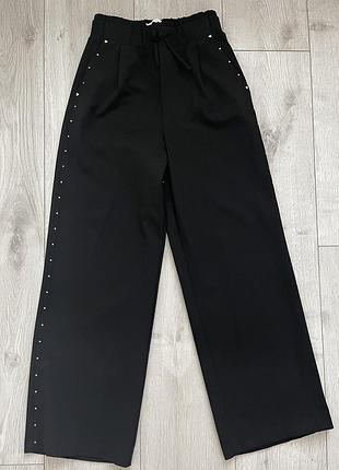 Штани чорні класичні zara 148 розмір на дівчинку