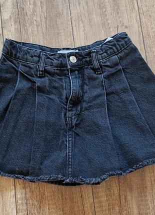 Спідниця шорти в школу zara 140-146 для дівчинки 9-10 років