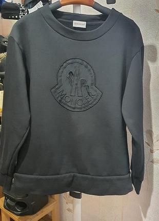 Новий жіночий світшот moncler оригінал (l). чорний, nfc чип працює