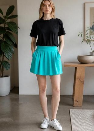 Спідниця benetton 17p3ac5p0216*02l жіночк. бірюза l (162 598)