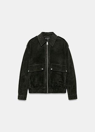 Куртка натуральный замш zara