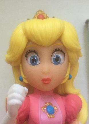 Оригінал nintendo! фігурка принцеса піна 15 см (princess peach) super brio bros movie / jakks pacific
