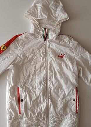 Вітровка жіноча puma scuderia ferrari біла (m)