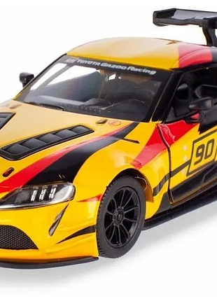Металлическая машинка kinsmart toyota gr supra racing concept kt5421wf желтый