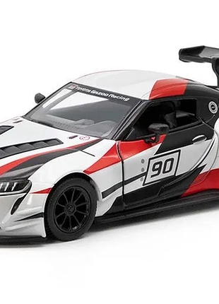 Металлическая машинка kinsmart toyota gr supra racing concept kt5421wf белая