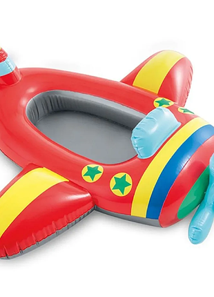 Човен дитячий надувний intex 59380np літак pool cruisers, від 3-6 років