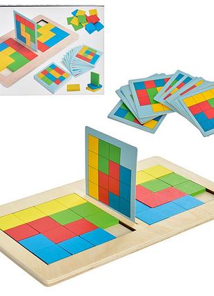 Дерев'яна настільна логічна гра tree toys md 2872 «битва кубиків» для 2 гравців