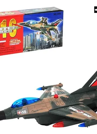 Самолет музыкальный 2096 истребитель f-16