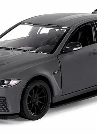 Металлическая машинка kinsmart 1:38 jaguar sv project 8 livery edition kt5416wf, инерционная / серый