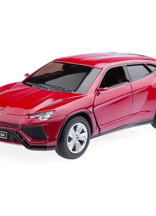 Машинка металева kinsmart 1:38 lamborghini urus kt5368w інерційна, двері відчиняються / бордо