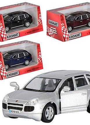 Машинка металлическая kinsmart "porsche cayenne turbo" kt 5075 w