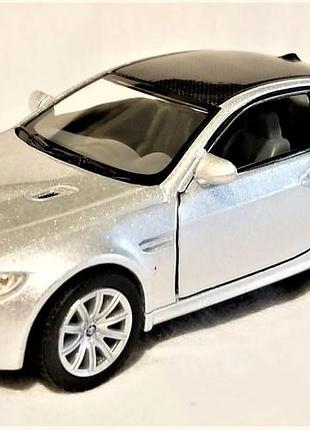 Масштабна модель kinsmart bmw m3 coupe 1:36 kt5348w (срібляста)