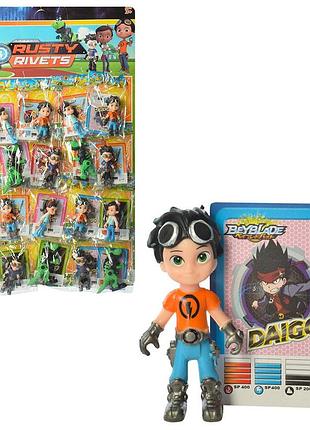Ігрова фігурка rusty rivets 66100 «расті-механік» з карткою
