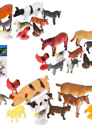 Набор фигурок домашних животных 641-1-3 «farm set» (в ассортименте) 10 фигурок в комплекте