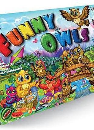 Настільна гра для дітей funny owls dtg98 danko toys