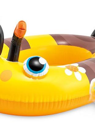 Лодка дитяча надувна intex 59380np бджілка pool cruisers, від 3-6 років